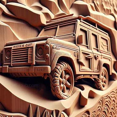 3D модель Land Rover Defender (STL)